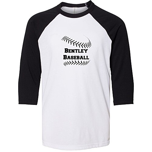 Bella+Canvas 3/4 Sleeve Baseball Tee - Youth Main Image