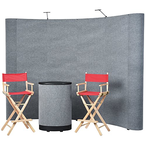 Standard Curved Floor Display - 10' Kit - Blank Main Image