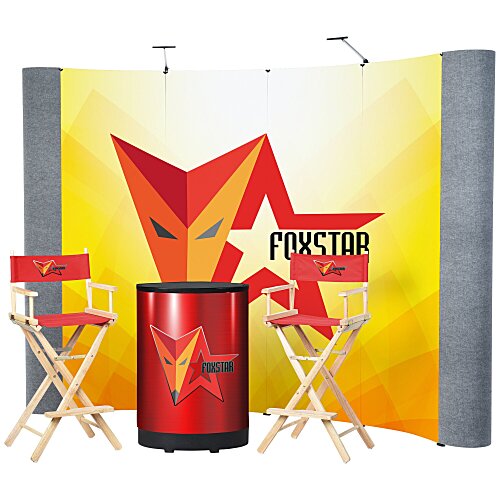 Standard Curved Floor Display - 10' Kit - Mural Center Main Image