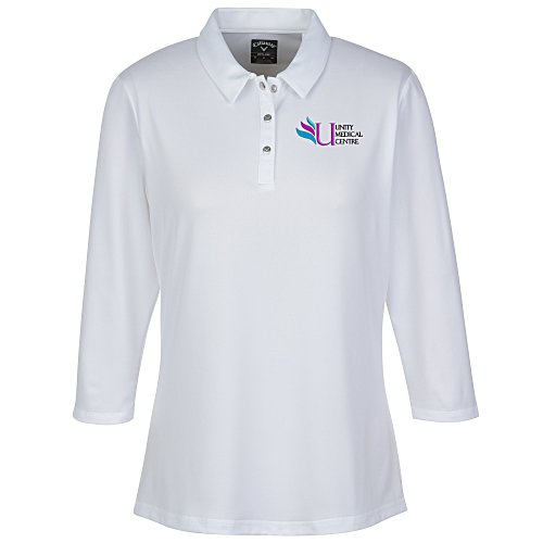 Callaway Core Performance 3/4 Sleeve Polo - Ladies' Main Image
