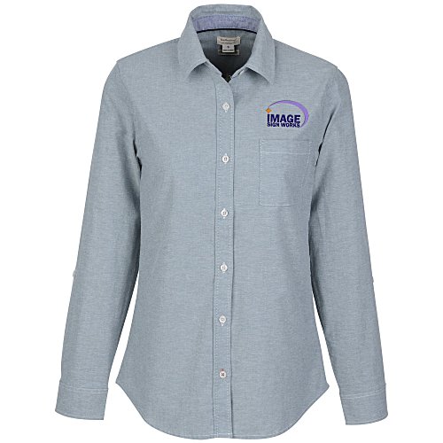 Weatherproof Vintage Stretch Brushed Oxford Shirt - Ladies' Main Image