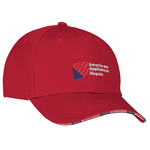 Patriotic Sandwich Bill Cap - 24 hr Main Image