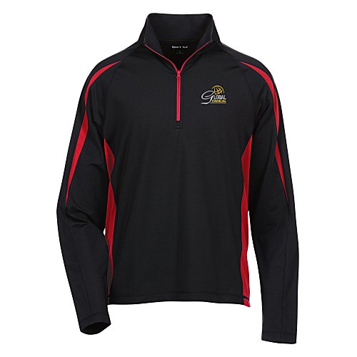 Sport-Wick Stretch 1/2-Zip Colorblock Pullover - Men's - Embroidered - 24 hr Main Image