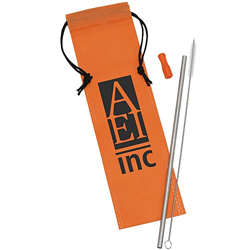 Stainless Steel Straw Set - 24 hr Main Image
