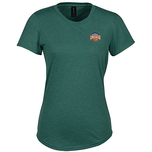 Gildan Tri-Blend T-Shirt - Ladies' - Colors - Embroidered Main Image