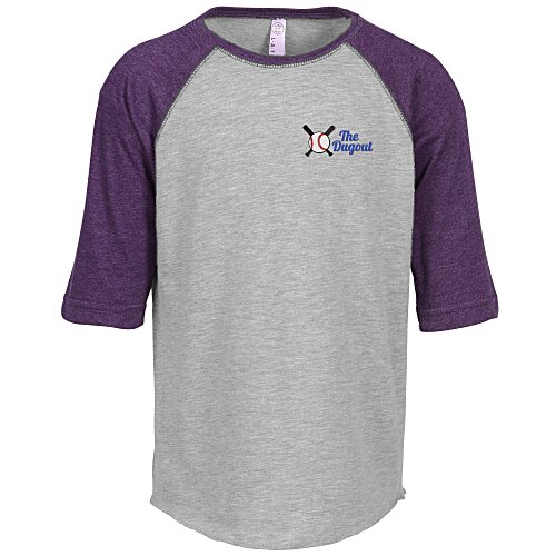 LAT Vintage Fine Jersey Baseball Tee - Youth - Embroidered Main Image