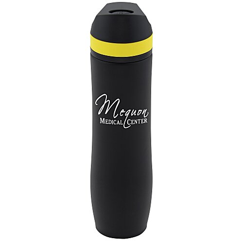 Persona Wave Vacuum Sport Bottle - 20 oz. - Black - 24 hr Main Image