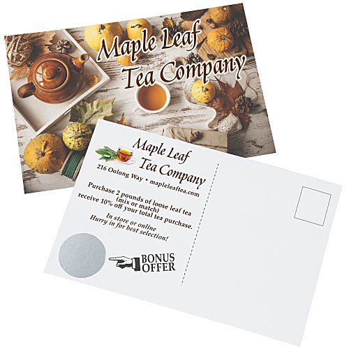 Full Color Scratch Off Postcard Main Image