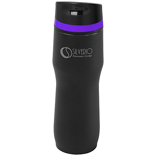 Persona Caturra Vacuum Tumbler - 16 oz. - Black - Laser Engraved - 24 hr Main Image