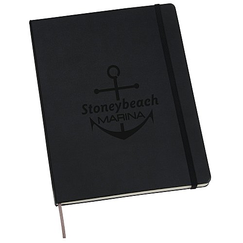 Moleskine Pro Hard Cover Notebook - 10 inches x 7-1/2 inches - Debossed - 24 hr Main Image