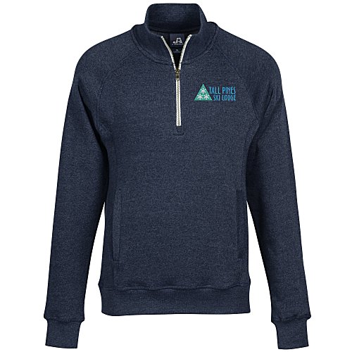 J. America Tri-Blend 1/4-Zip Pullover Main Image