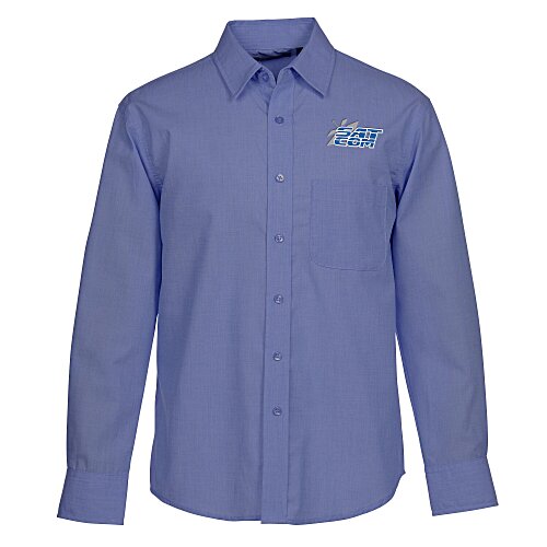 Stain Release Untucked Crossweave Shirt - Men's Main Image