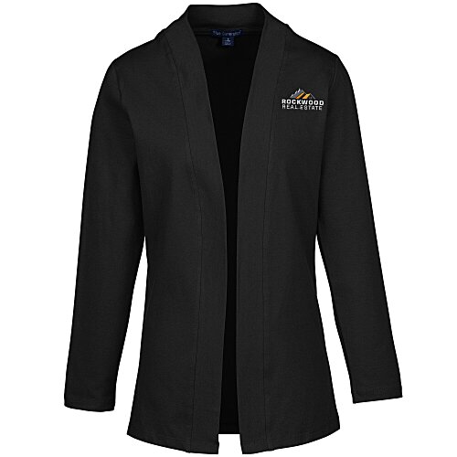 Rib Knit Open Cardigan - Ladies' Main Image