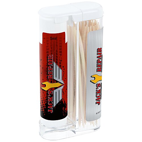 Dual Use Lip Balm with Toothpicks Main Image
