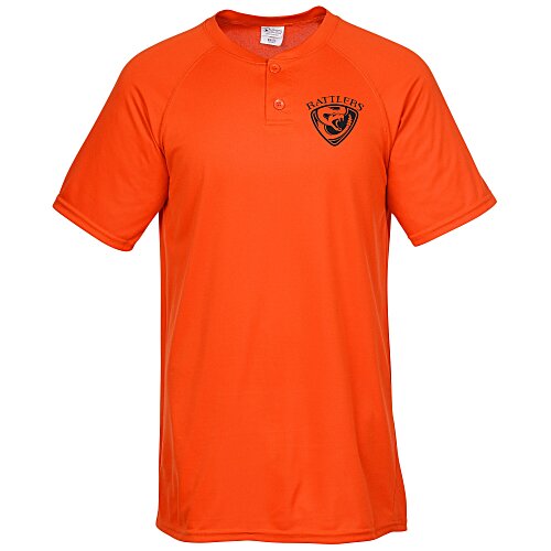 Augusta Attain 2-Button Baseball Jersey Main Image