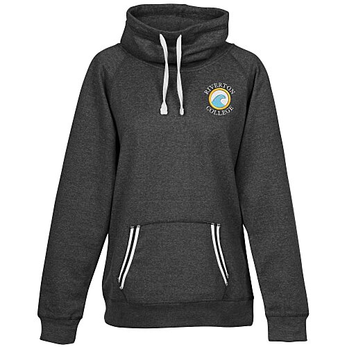 J. America Relay Cowl Neck Sweatshirt - Ladies' Main Image