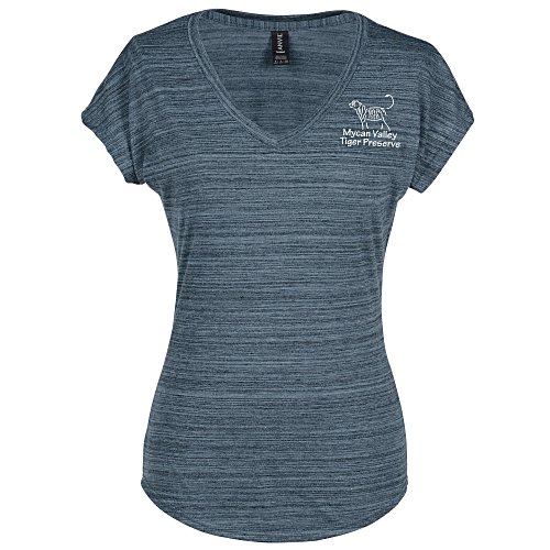 Anvil Streak Tri-Blend T-Shirt - Ladies' Main Image