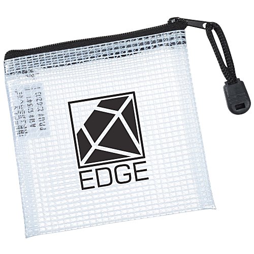PolyWeave Zippered Pouch - 4" x 4" Main Image