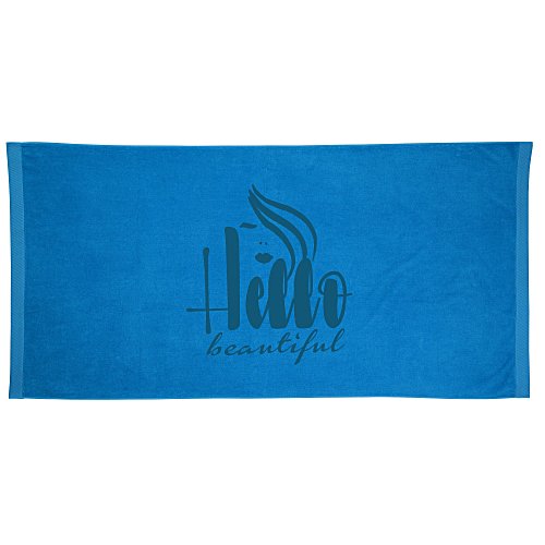 King Size Velour Beach Towel - Colors Main Image