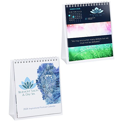 Postcard Desk Calendar - Inspirational Main Image