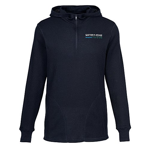 Theo Hooded Thermal 1/4-Zip Pullover Main Image