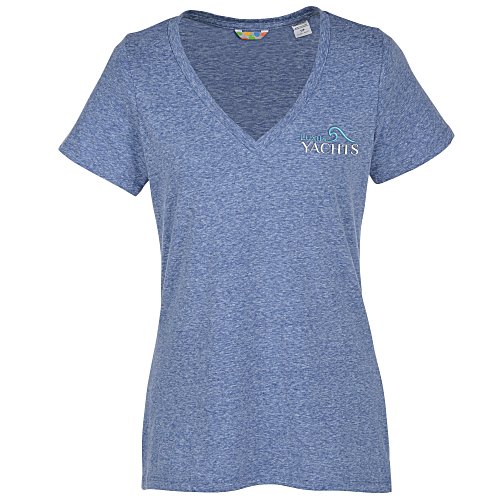 Canyon Tri-Blend V-Neck Tee - Ladies' Main Image