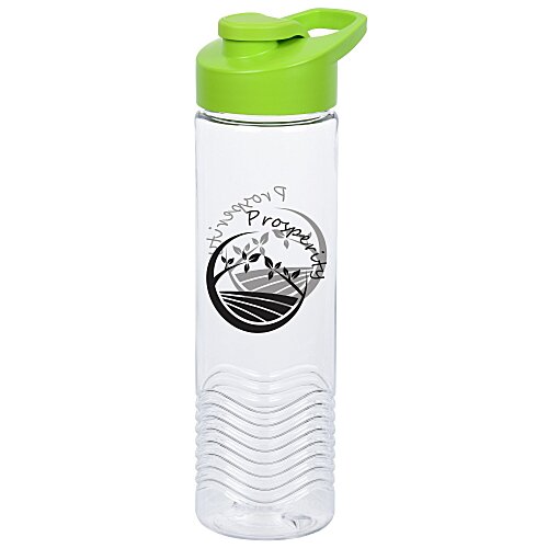 Clear Impact Twist Water Bottle with Flip Carry Lid - 24 oz Main Image