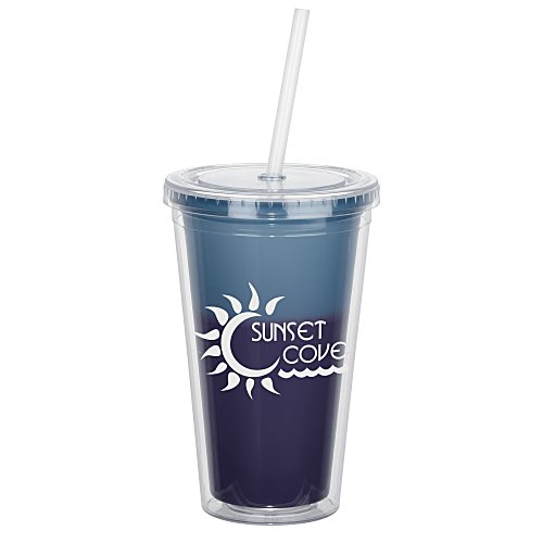 Mood Victory Acrylic Tumbler with Straw - 16 oz. Main Image