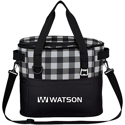 Buffalo Plaid Cooler Bag - 24 hr Main Image