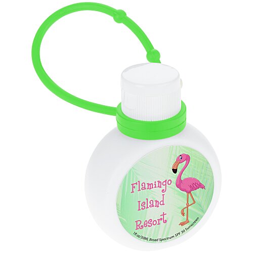 Round Sunscreen with Strap - 1 oz. Main Image