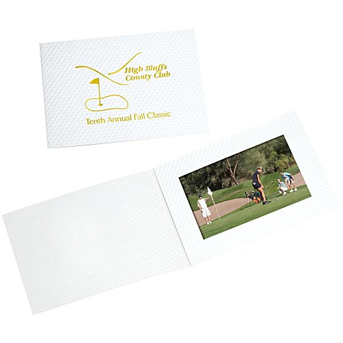 Golf Ball Dimple Photo Folder - 4" x 6" Main Image