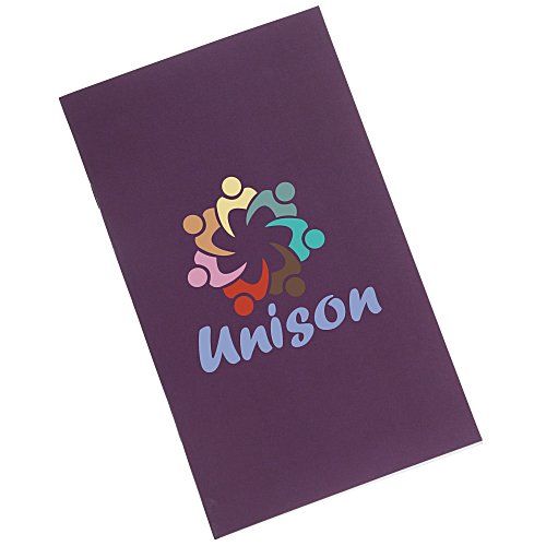 Side Stapled Memo Book - 8" x 5" - Solid Main Image