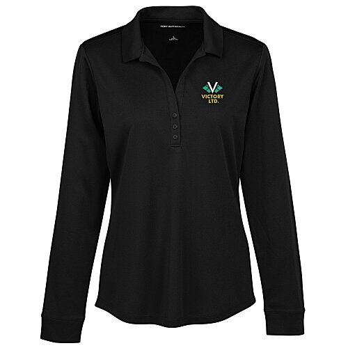 Silk Touch Performance LS Sport Polo - Ladies' Main Image