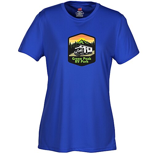 Hanes 4 oz. Cool Dri T-Shirt - Ladies' - Full Color Main Image