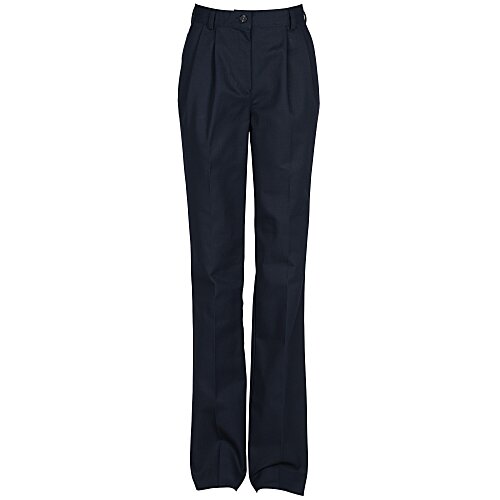 Chino Blend Pleated Pants - Ladies' Main Image