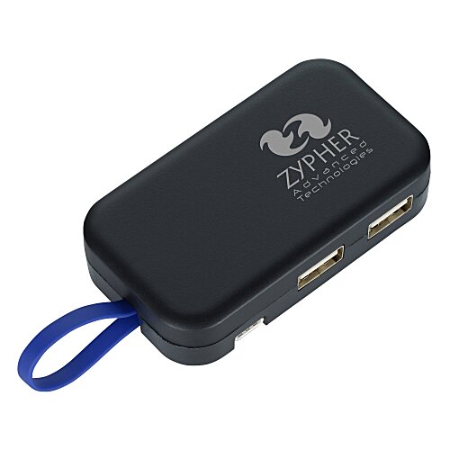 Phone Stand Light-Up Logo with USB Hub Main Image