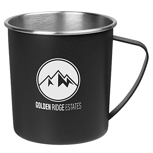 Atlas Metal Camping Mug - 16 oz. Main Image