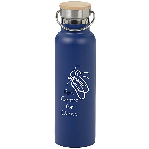 Accord Vacuum Bottle with Wood Lid - 21 oz - 24 hr Main Image