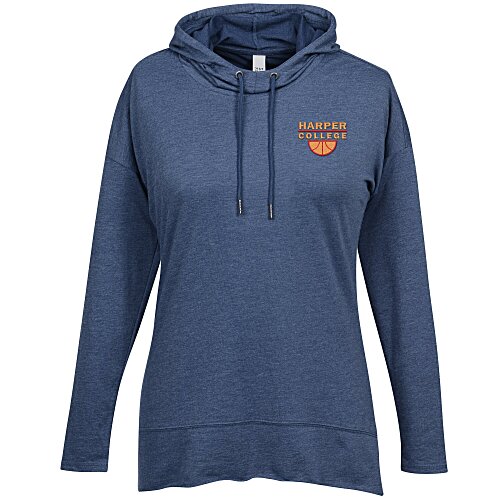 District Lightweight Terry Hoodie - Ladies' - Embroidered Main Image