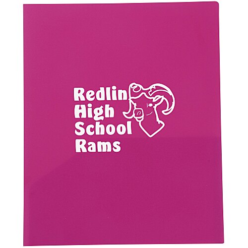 Twin Pocket Poly Presentation Folder - Frost Main Image