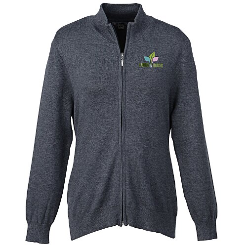 Fine Gauge Full-Zip Cardigan - Ladies' Main Image