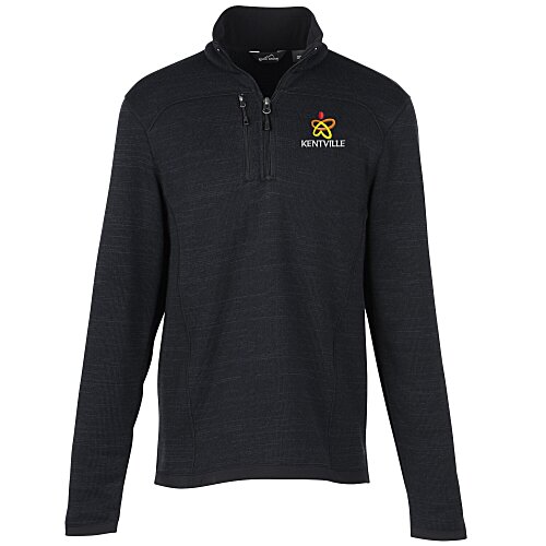 Eddie Bauer Heathered 1/4-Zip Sweater Fleece - Men's Main Image