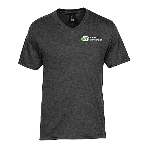 Optimal Tri-Blend V-Neck T-Shirt - Men's - Embroidered Main Image