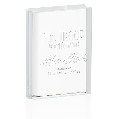 Crystal Book Award - 5" Main Image