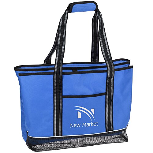 Mesh Sand Pocket Cooler Tote - 24 hr Main Image