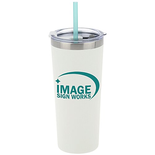 Colma Vacuum Tumbler with Straw - 22 oz. Main Image