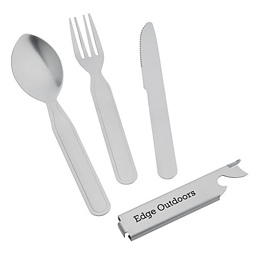 Metal Cutlery To Go 3-Piece Set Main Image