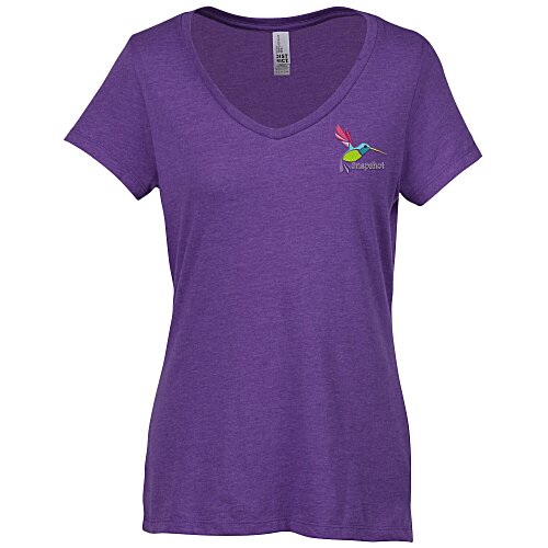 Ultimate V-Neck T-Shirt - Ladies' - Embroidered Main Image