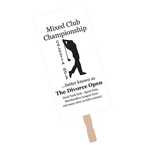Rectangle Rally Hand Sign - Vertical Main Image