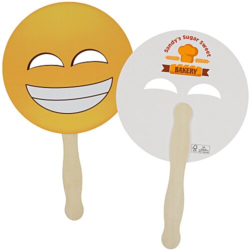 Emoji Hand Fan - Squinting - 24 hr Main Image